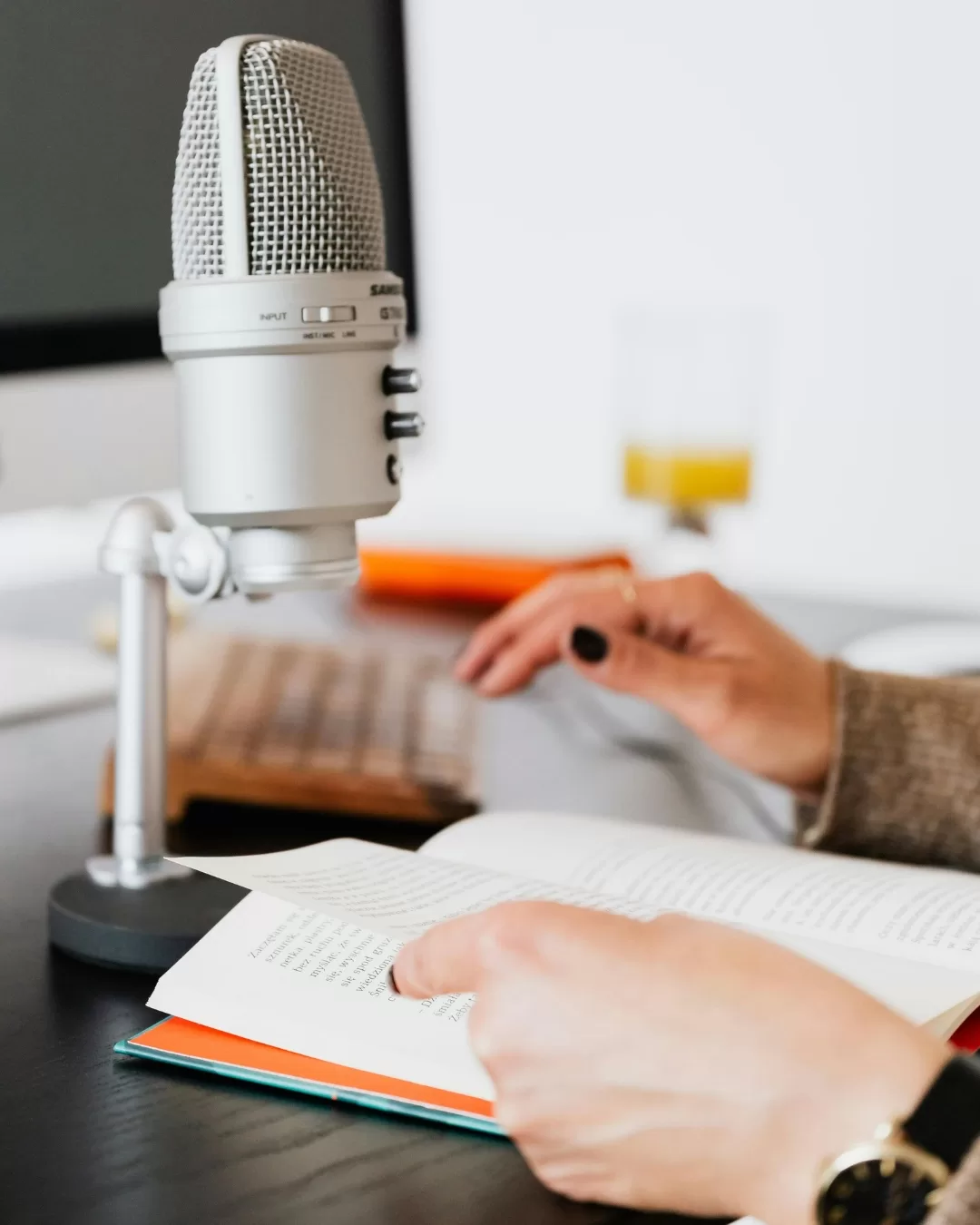 Tavia Gilbert promoting storytelling for social change through powerful audio production.